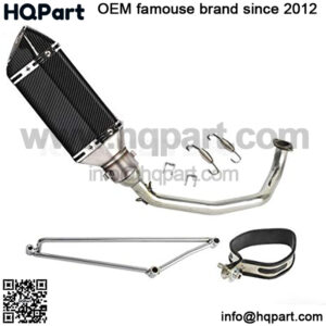 Exhaust System Pipe Header Muffler For GY6 Engine