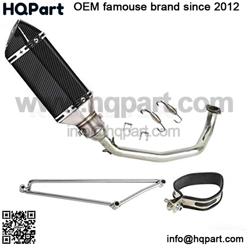 Exhaust System Pipe Header Muffler For GY6 Engine