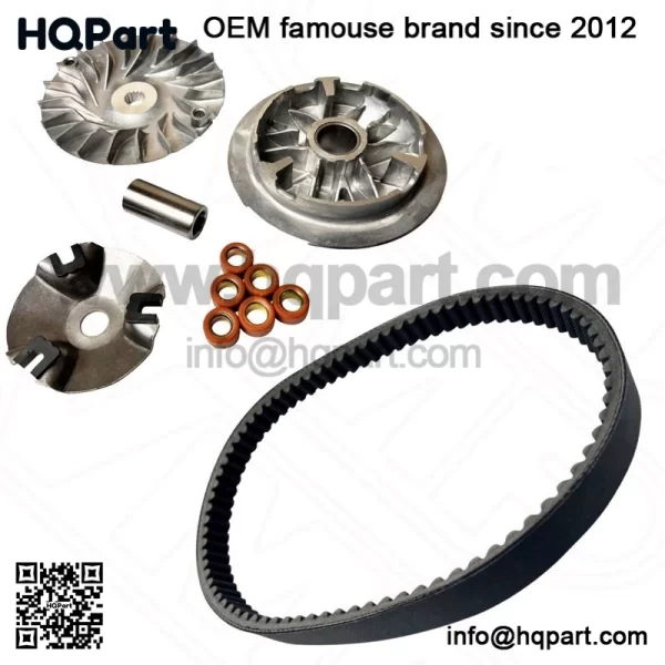Drive Belt & Variator Pulley Roller Kit For Yamaha N-MAX NMAX 125 GPD125 14-20