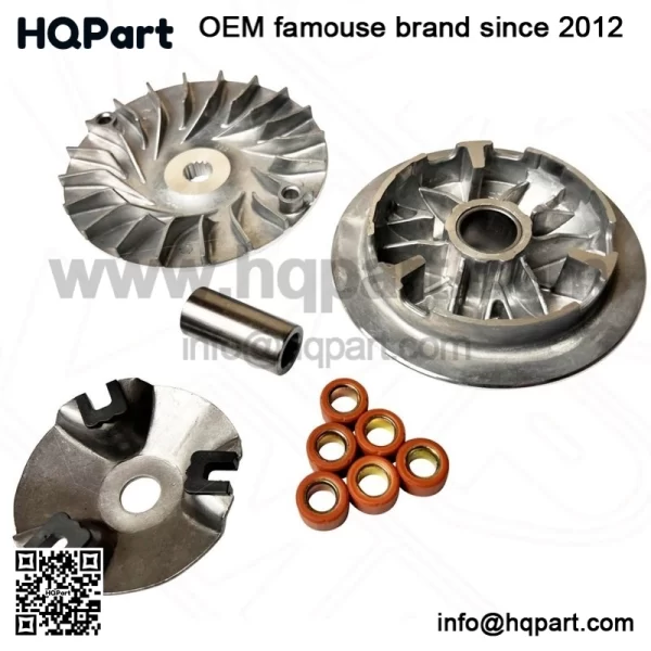 New Drive Belt Variator Pulley Roller Set For Yamaha N-MAX NMAX 125 GPD125 14-20