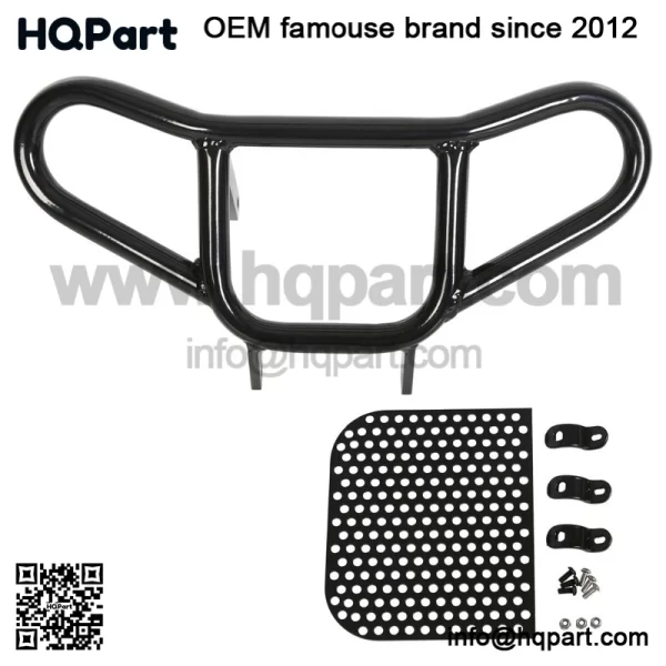 For Honda TRX 400X TRX 400EX TRX 450ER TRX 450R Front Bumper ATV Black 1999-2014 - Image 3