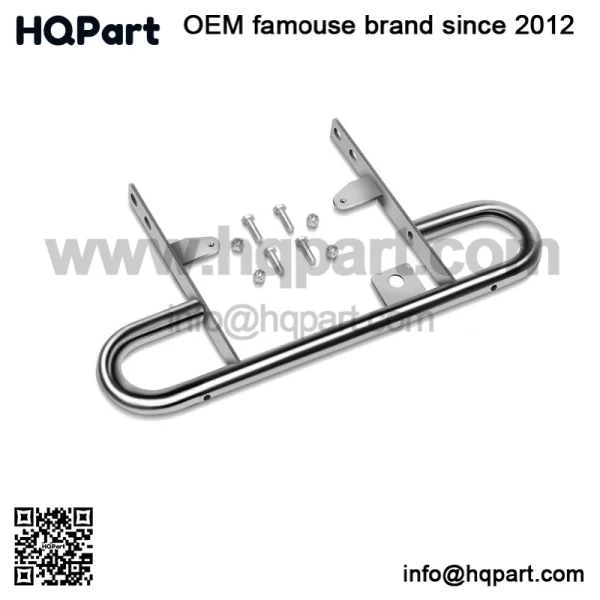 For 2004-2013 Yamaha YFZ450 ATV Rear Wide Grab Bar Bumper Chrome Carrier