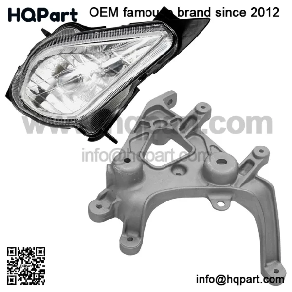 Front Fender Right Headlight & Bracket For Yamaha Raptor 700 YFM700 2006-2012