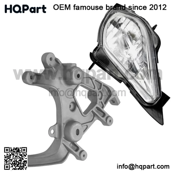 Front Fender Right Headlight & Bracket For Yamaha Raptor 700 YFM700 2006-2012 - Image 5