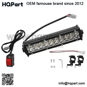 LED Headlight Light Bar + Switch For Yamaha Raptor 700 R 125 250 Banshee Blaster