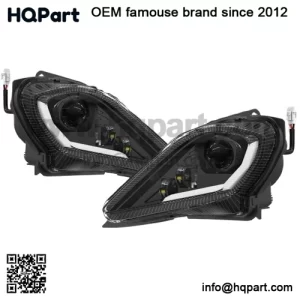 Led Headlights w/ Turn for Yamaha Raptor YFZ 450 450R 450X 700R YFM 250 350 700