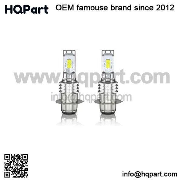 For Yamaha YFZ450 YFZ 450 YFZ450R LED 2004-2019 2020 2021 Headlight Bulb WHITE