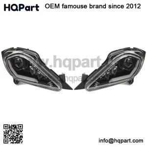 2PCS LED Headlights Head Lamps For Yamaha YFZ 450 Raptor 350 700 700R 2006-2023