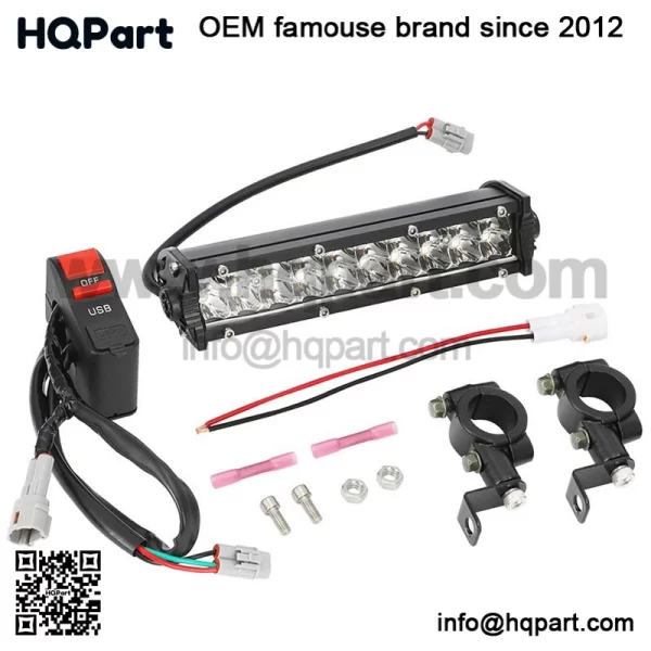 For Yamha Banshee 350 Raptor 700 YFZ450 LED Headlight Bar Lighting Kit Plug&Play