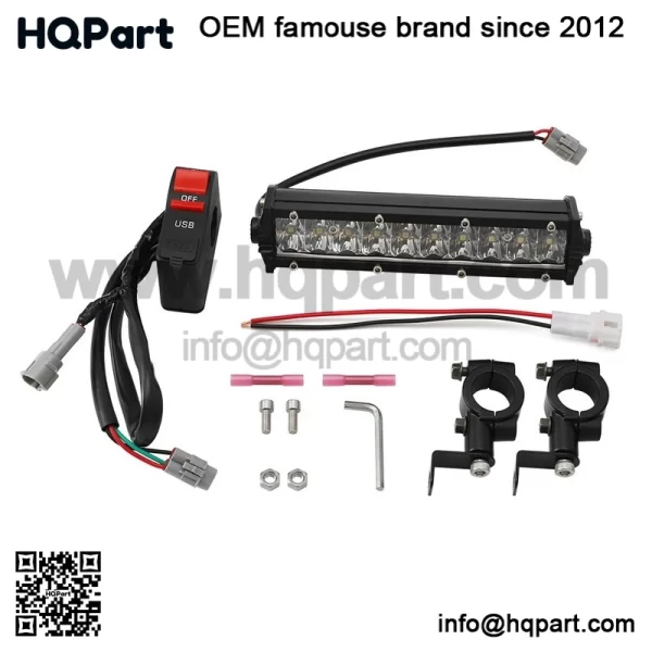 For Yamha Banshee 350 Raptor 700 YFZ450 LED Headlight Bar Lighting Kit Plug&Play - Image 5