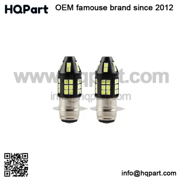 2pcs Headlight For Yamaha YFZ450 YFZ450R Raptor 700 700r LED Light Bulb 8000K - Image 2