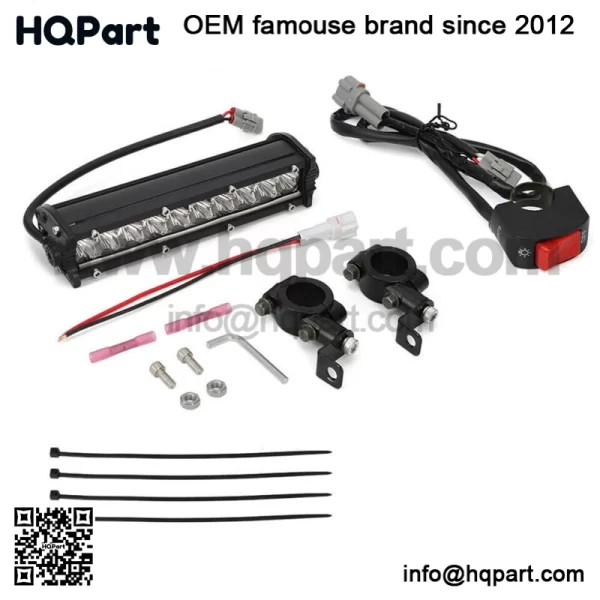LED Headlight Light Bar&Switch Kit For Yamaha  YFZ50 YFZ450R/X Raptor 700 TRX90X