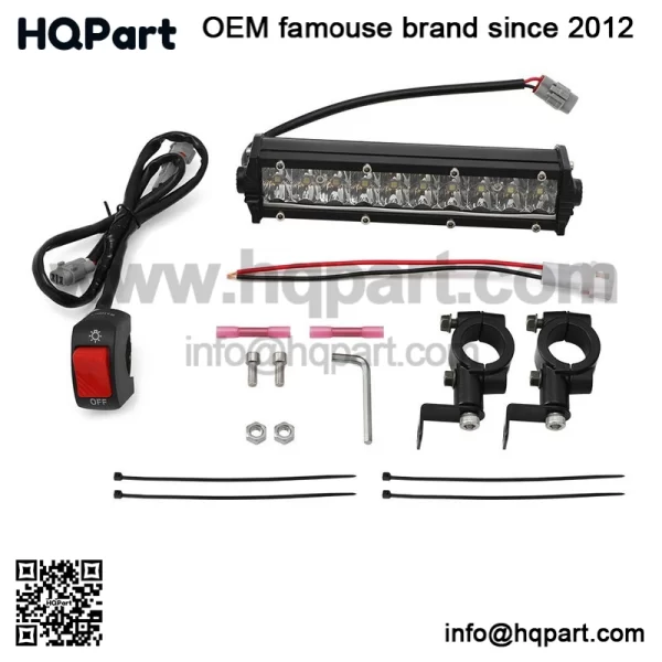 LED Headlight Light Bar&Switch Kit For Yamaha  YFZ50 YFZ450R/X Raptor 700 TRX90X - Image 2