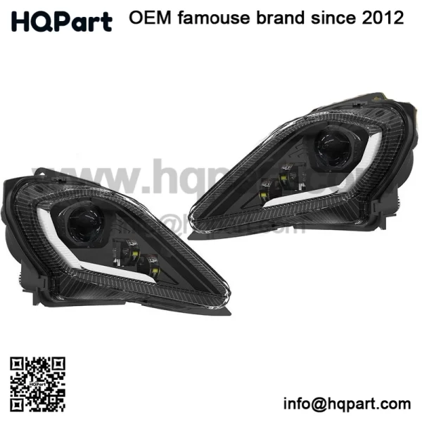For YAMAHA YFZ 450 RAPTOR 250 350 700R LED Headlights Set Head Lamps Turn Signal