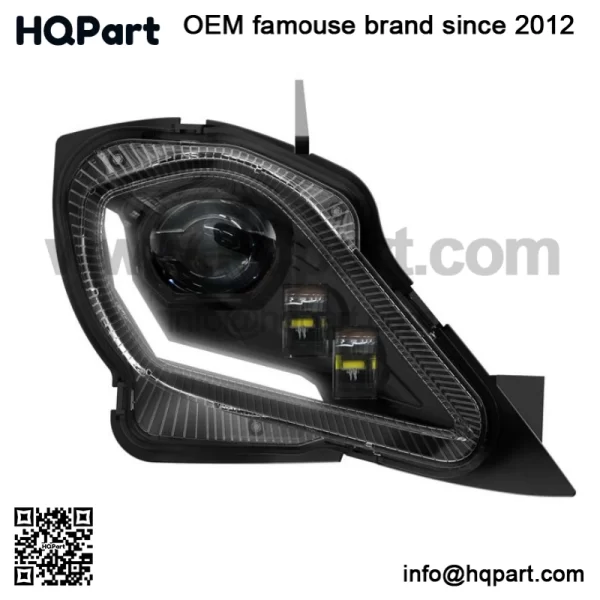 For YAMAHA YFZ 450 RAPTOR 250 350 700R LED Headlights Set Head Lamps Turn Signal - Image 5