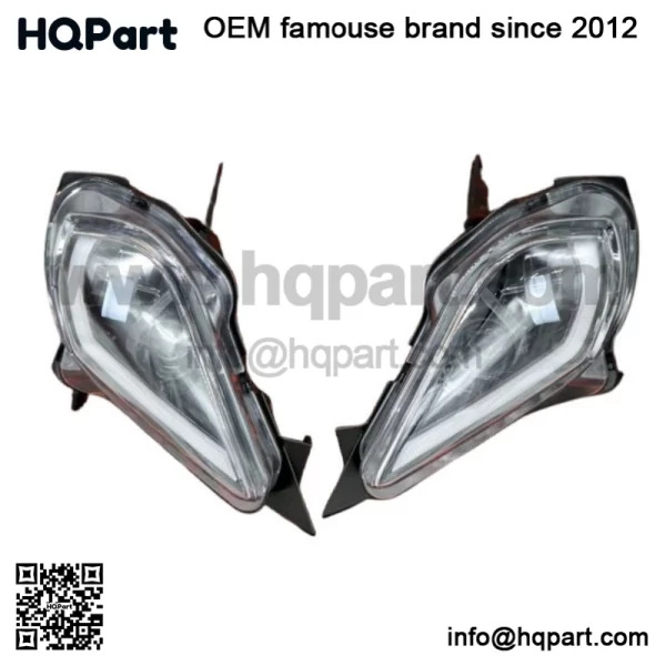 2 x LED Headlights Yamaha YFZ450R Raptor 700 700R YFZ450 WOLVERINE - Image 2