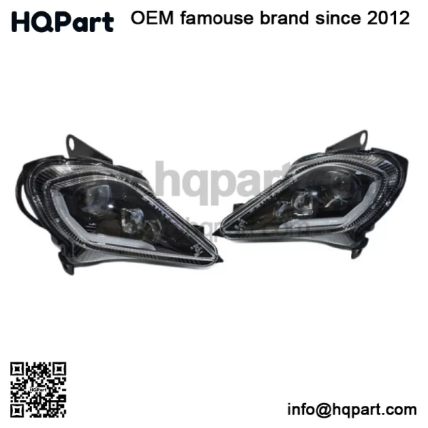 Led Headlights w/ Turn for Yamaha Raptor YFZ 450 450R 450X 700R YFM 250 350 700 - Image 2