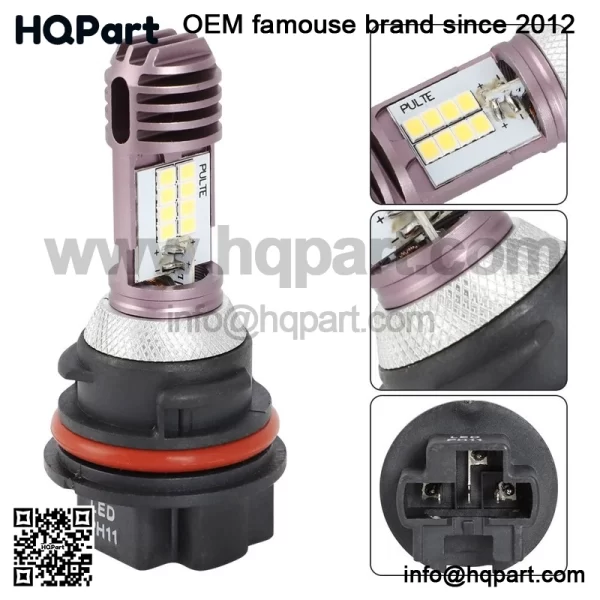 LED  eadlight  ulbs  H11  or  uzuki  uadsport  acer  TZ  50  00  TR  50  eadlamp - Image 2