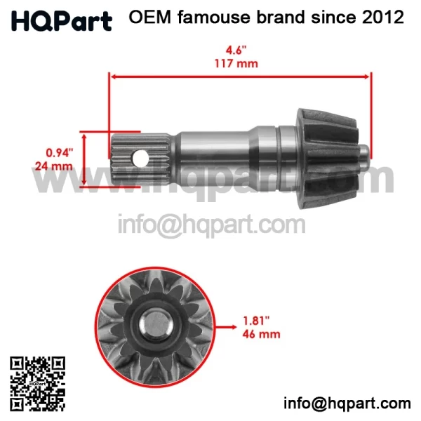 Polaris crambler 00 X4 010-2012 ront ifferential ear inion it - Image 2