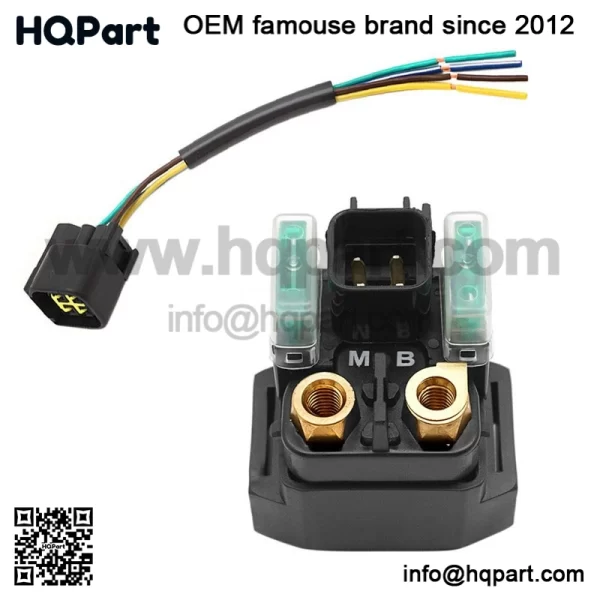 Starter Solenoid Relay & Plug for Yamaha YFZ450R/YFZ450X 09-2023 3B4-81940-00-00