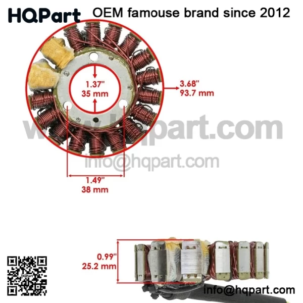 Stator & Gasket for Honda TRX450 TRX450R 2004 2005 Magneto - Image 2