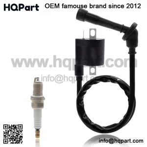 Ignition Coil Spark Plug Suzuki LTZ400 LT-Z 400 Quadsport OEM 33410-09F00