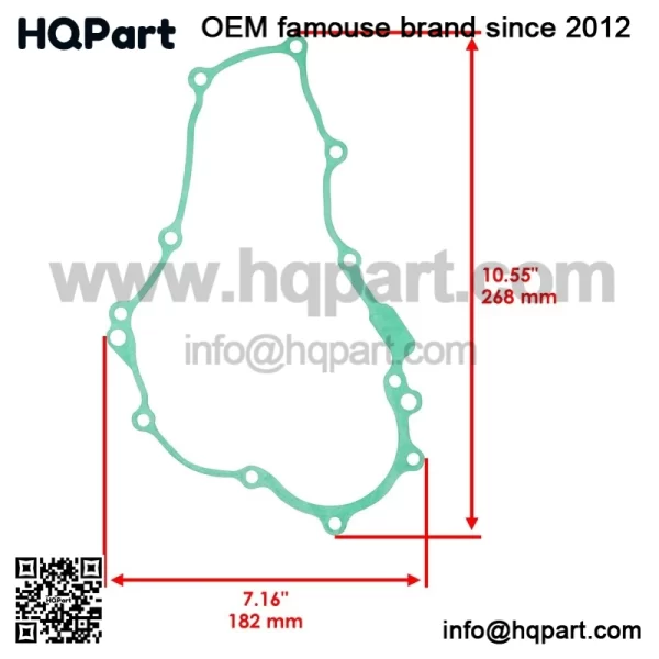 Stator & Clutch Cover Gasket For Yamaha 3D7-15451-00-00 3D7-15462-00-00 - Image 2