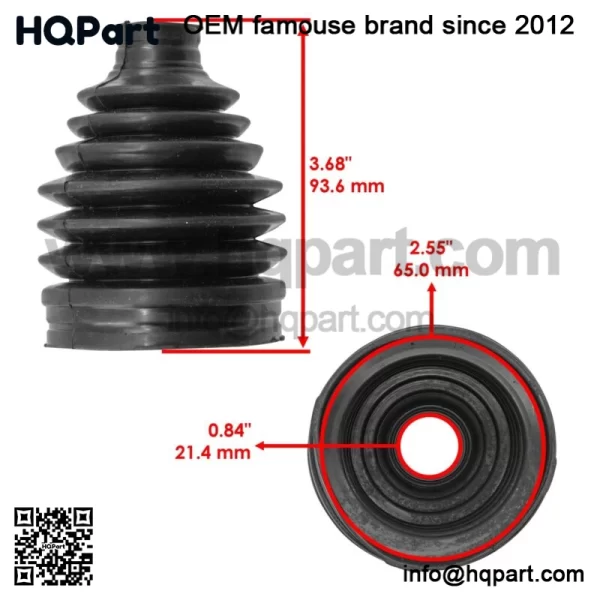 Front Outer CV Axle Boot For Honda Pioneer 700 SXS700M2 2023-2025 - Image 2