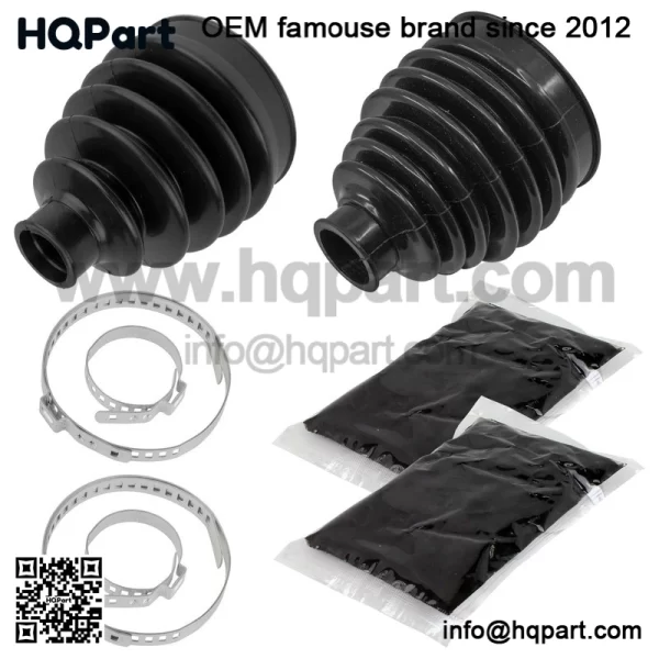Front Axle Inner & Outer CV Boot For Polaris Ranger EV Full Size Premium 2023-24