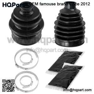Front Axle Inner Outer Boot Kit For Yamaha Kodiak 700 YFM700 / YFM700 EPS 22-25