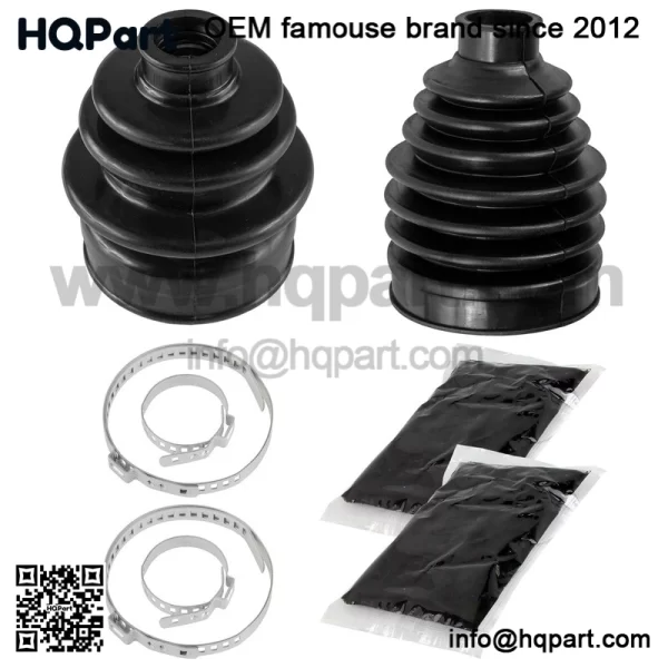 Front Axle Inner Outer Boot Kit For Yamaha Kodiak 700 YFM700 / YFM700 EPS 22-25