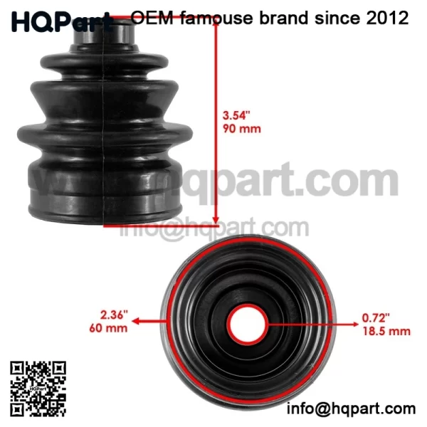 Front Axle Inner Outer Boot Kit For Yamaha Kodiak 700 YFM700 / YFM700 EPS 22-25 - Image 2