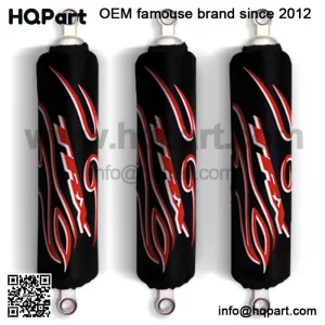 Black Shock covers Honda ATV TRX 450 R ER TRX450 R (Set of 3)