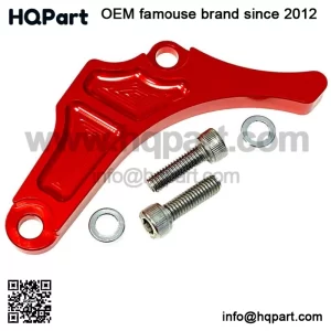 Yamaha YFZ450 Red Motor Engine Case Saver Chain Guard Billet CNC 2004-2013