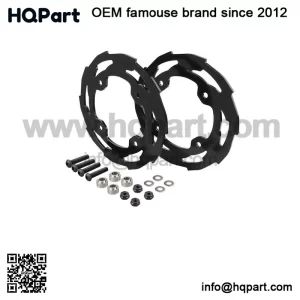 For Yamaha YFZ450R ATV Rear Dual Sprocket Guard Chain Cover Protection 2009-2023