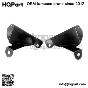 Front Head Light Block Off Plates Guards Black Yamaha YFZ450R