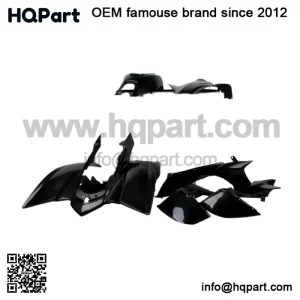 POLISPORT Plastic Kit Yamaha yfz450 2004-2014 BLACK 90074