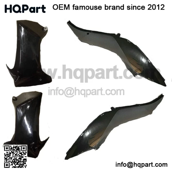 4 Piece YFZ450R Black OEM Yamaha Side Cover Plastics Brand New 14-2023