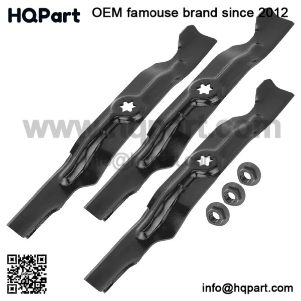 112-0316 112-0330 50" Deck Blade & Nut For Toro LX500 SL500 GT2100 GT2200