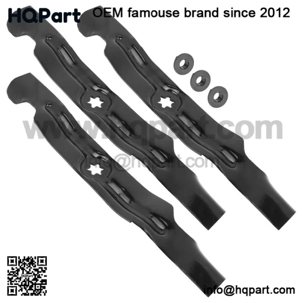 112-0316 112-0330 50" Deck Blade & Nut For Toro LX500 SL500 GT2100 GT2200 - Image 4