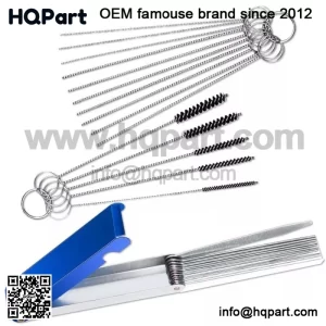 Carburetor Cleaning Kit Carb Dirt Jet Cleaner Tools 20 Needle 13 Wires Brush
