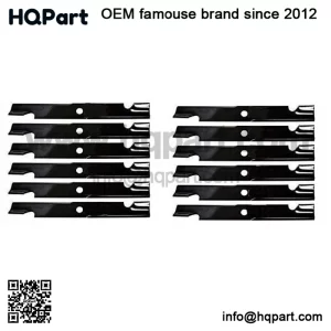 12PK Oregon 92-031 Lawn Mower Blades For 60" Exmark Lazer Z 103-6383 103-6393