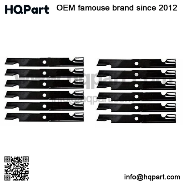 12PK Oregon 92-031 Lawn Mower Blades For 60" Exmark Lazer Z 103-6383 103-6393