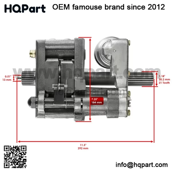 1684583M92  80905M1  ydraulic  ift  ump    in  or  assey  erguson  35 - Image 2