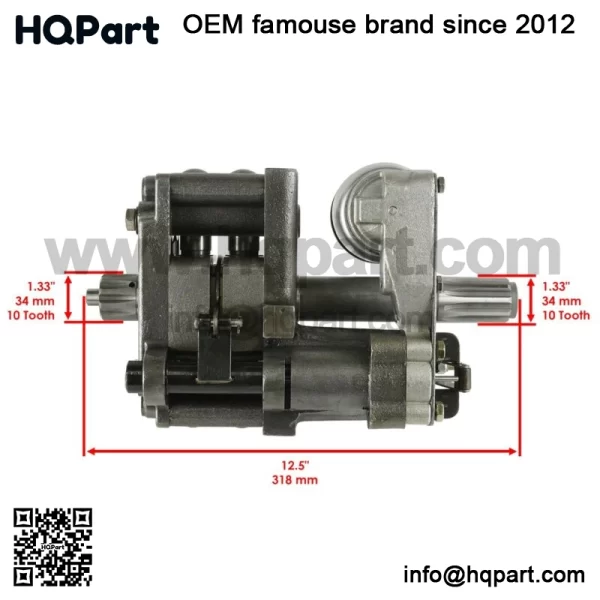 184472V93  80905M1  ydraulic  ift  ump  in  or  assey  erguson  5  0  5  02  04 - Image 2