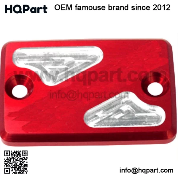 HONDA TRX 450ER, TRX700XX, 700XX TRX250R RED FRONT BRAKE MASTER CYLINDER COVER