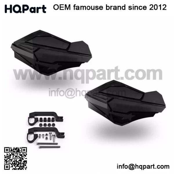 Sentinel Handguard Guards Kit Mount Black Yamaha YFZ 450R YFZ 450