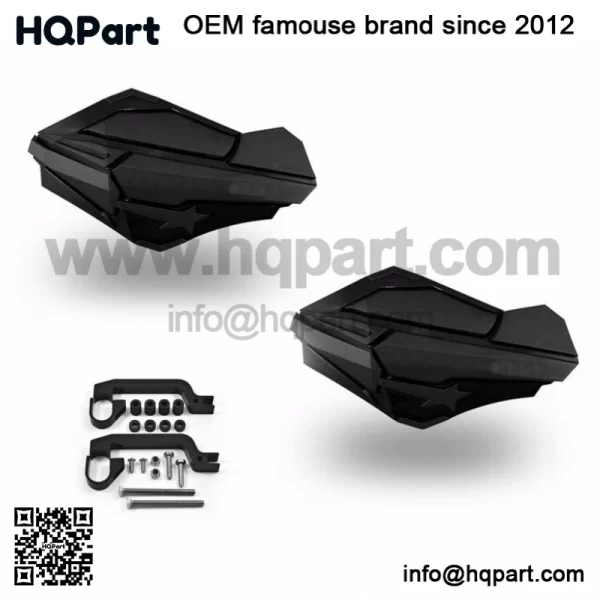 Sentinel Handguard Guards Kit Mount Black Yamaha YFZ 450R YFZ 450 - Image 2