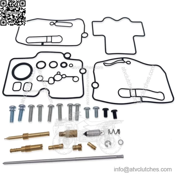 For Yamaha YFZ450 Carburetor Repair Carb Rebuild Repair kit 2004-2009 New - Image 2