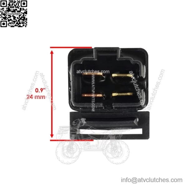 Relay Solenoid for Yamaha YFZ450 YFZ 450 2004 2005 2006 2007 2008-2013 - Image 3